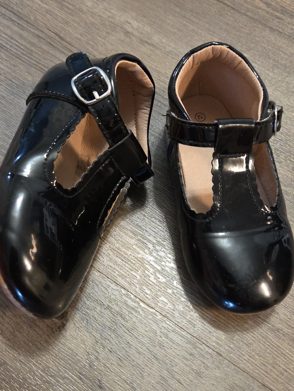 Classic Black Patent Mary Jane Kids Shoes